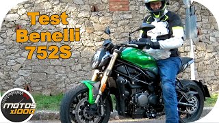 Test Benelli 752 S  Motosx1000 [upl. by Dorej]