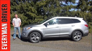 Heres the 2014 Hyundai Santa Fe Review on Everyman Driver [upl. by Noroj221]