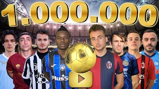 IL PALLONE DORO DI YOUTUBE ITALIA  SPECIALE 1000000 di ISCRITTI [upl. by Arhna]