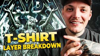 Advanced T Shirt Design Layer Breakdown [upl. by Liz]