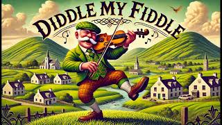 Diddle My Fiddle  Traditional Irish  Comedy Song  Lyric Video [upl. by Mela]