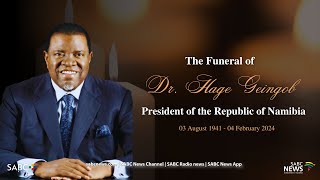 Funeral Service of the late Namibian President Hage G Geingob [upl. by Torr130]