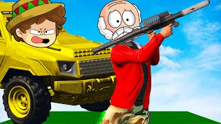 MIS AMIGOS ME ATROPELLAN en GTA 5 😂 COCHES vs RPG con SILVIOGAMER [upl. by Nogaem]