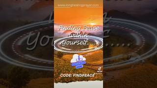 Need help finding peace within yourself Grab this free 35min guided meditation today for free [upl. by Oralle504]