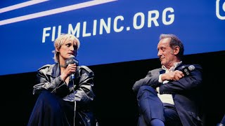 Julia Ducournau Vincent Lindon amp Agathe Rousselle on Titane  NYFF59 [upl. by Heber51]