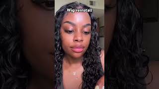 Wig installation tutorial 🙏please dont forget to subscribe for more tutorials wiggy purplewig [upl. by Brandea644]