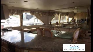 1989 85 Broward Motor Yard Yacht For Sale  5616178797  My Yacht Sales [upl. by Eleets]