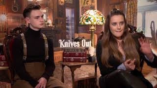 Katherine Langford amp Jaeden Martell Interview Knives Out [upl. by Fleur955]