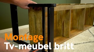 HUUSnl  Tvmeubel Britt  How To  Montage [upl. by Wertz139]