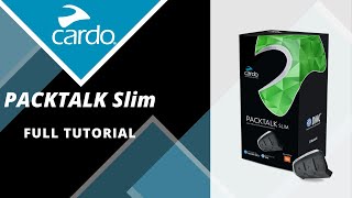 Cardo PACKTALK Slim Complete Tutorial [upl. by Langelo712]