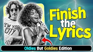 Can You Finish The Lyrics 🥇Oldies But Goldies Edition with Greatest Songs of All Time 🎶 [upl. by Assilim]