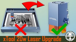 xTool D1 Pro 20w Laser Module Upgrade [upl. by Nirehtac648]