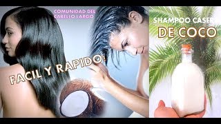 🐵🙈🙉🙊¡NO COMPREN LOS SHAMPOOS DE COCO DEL MERCADO hagan este casero [upl. by Neerbas]