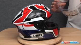 How To Change A Shoei CW1 Visor [upl. by Dacie]