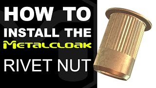 How To Install Rivet Nuts for MetalCloak Jeep Body Armor Systems [upl. by Erej506]