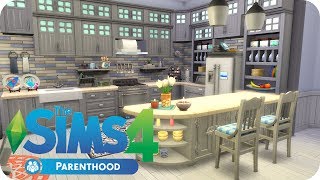 Sims 4 Parenthood  Huge Family Apartment  Speed Build [upl. by Adriene]