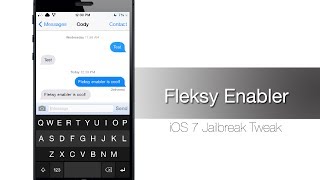 Fleksy Enabler lets you use the Fleksy keyboard inside your native apps  iPhone Hacks [upl. by Jacquelin]