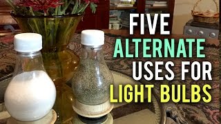 5 Incredible Uses for Old Light Bulbs [upl. by Ecirtael]