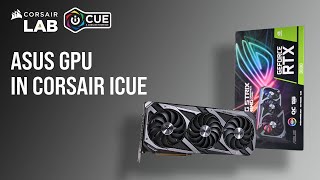 How To Control ASUS Graphics Card Lighting in CORSAIR iCUE 5 [upl. by Airahcaz]