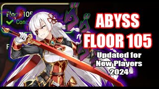 Abyss Floor 105 Beginners Guide Epic Seven [upl. by Eilssel]