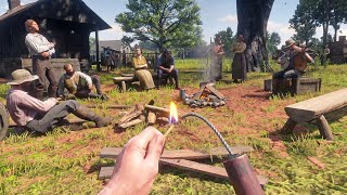 🔥🧨4K Dynamite amp Fire Bottle Gameplay 64  Red Dead Redemption 2 [upl. by Ynaoj]