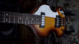 Hofner Ignition Series Vintage Violin Bass  The Beatles Bass Demo [upl. by Fields850]