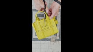 MARC JACOBS The Leather Micro Tote Bag Review amp Deconstruction [upl. by Flemming]