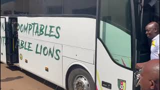 L’arrivée des lions au stade militaire de NgoaEkele pour la séance d’entraînement de ce samedi [upl. by Irena375]