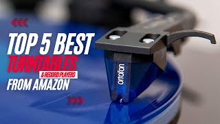 Top 5 Best Turntables and Record Players from Amazon [upl. by Keon]