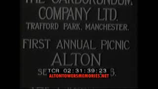 1926 Alton Towers visit footage  train station and extra archive footage [upl. by Reklaw]