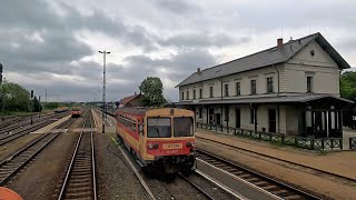 Drivers Eye View Hungary Part 2 – Csajág to Tapolca with an iconic 1960s GM  NOHAB Diesel loco [upl. by Molloy817]