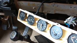 1991 Jeep Wrangler YJ dashboard light replacement  upgrade to LEDs [upl. by Ellekcim126]