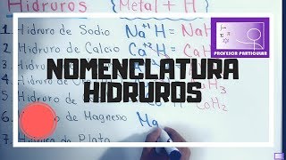 Nomenclatura quimica Hidruros  Química inorgánica [upl. by Loise]