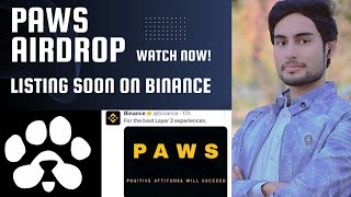 Paws Airdrop  Paws Withdraw  Paws Listing  Crypto Mining Bot  Crypto News Update  Crypto World [upl. by Korwin591]