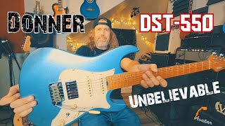 Donner DST550  Budget Guitar That Checks All The Boxes [upl. by Moffat]