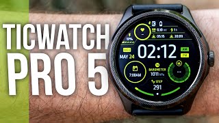 TicWatch Pro 5 InDepth Review  The BEST Apple Watch Alternative for Google Users [upl. by Allecram523]