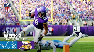 Detroit Lions vs Minnesota Vikings  2022 Week 3 Highlights [upl. by Aneem]