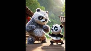 🐼❤️👊panda VS panda Kung Fu Training [upl. by Yard]