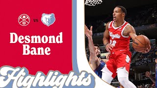 Desmond Bane Highlights vs Denver Nuggets [upl. by Georgina]