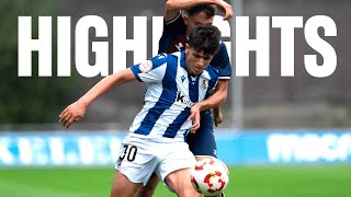 HIGHLIGHTS  2ªRFEF 2425  J4  Real Sociedad C 0  1 SD Eibar B [upl. by Hsirehc865]