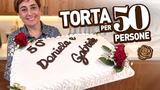 TORTA DA CERIMONIA PER 50 PERSONE Ricetta Facile  Fatto in Casa da Benedetta [upl. by Annaeed347]