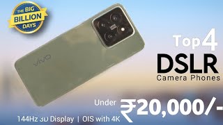 Top 4 Camera Phones Under 20000 in Flipkart BBD Sale 2024  OIS  4K  144Hz  Phone Under 20000 [upl. by Herta]