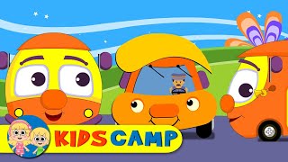 Wheels On The Bus  Nursery Rhymes  100 Minutes Compilation from Kidscamp [upl. by Ayin141]