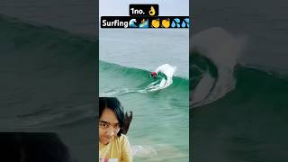 surfing surf beach surfers ocean weird waves shortfeed skimboarding oddlysatisfying [upl. by Ardnaz]