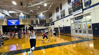 Faith West Academy Varsity Volleyball vs Grapevine Faith set 1 [upl. by Maidel]