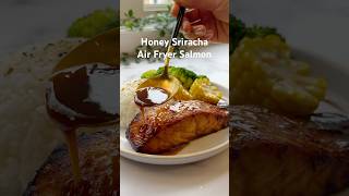 Honey Sriracha Air Fryer Salmon  simple and delicious [upl. by Ellenad393]