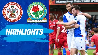 Highlights Accrington Stanley 12 Blackburn Rovers [upl. by Nnaeirelav]