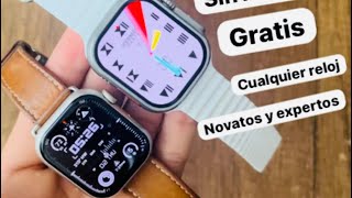 Watchfaces y carátulas gratis para tu Smartwatch tutorial para novatos y expertos 2024 [upl. by Farl]