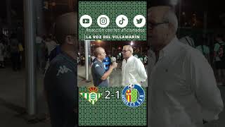 Betis 21 getafe  Indignado por el juego del Getafe CF [upl. by Cyrille]