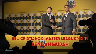 Unlimited Transfer Budget and Salary Budget Master League PES 2019  Tutoriyal 3 [upl. by Yauq529]